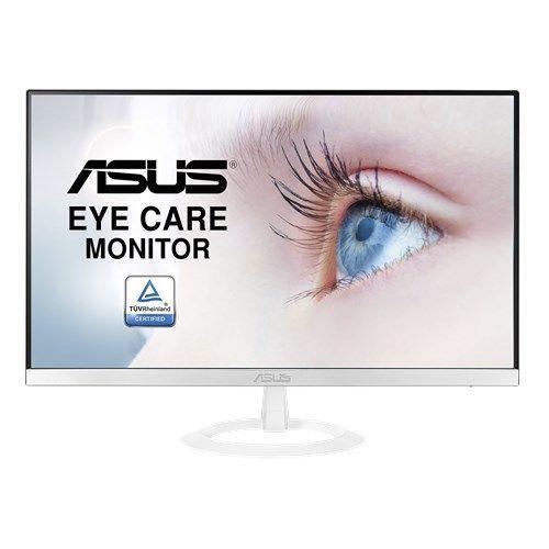 Asus 27" Frameless Eye Care IPS Monitor (VZ279HE-W), 1920 x 1080, 5ms, Ultra-slim, VGA, HDMI, White-PCR Business Solutions Ltd